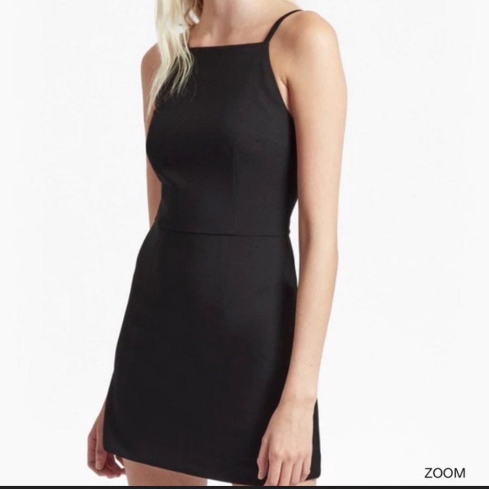 Bluenotes Black Halter Mini Dress